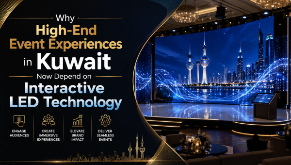 Why High-End Event Experiences in Kuwait Now Depend on Interactive LED Technology